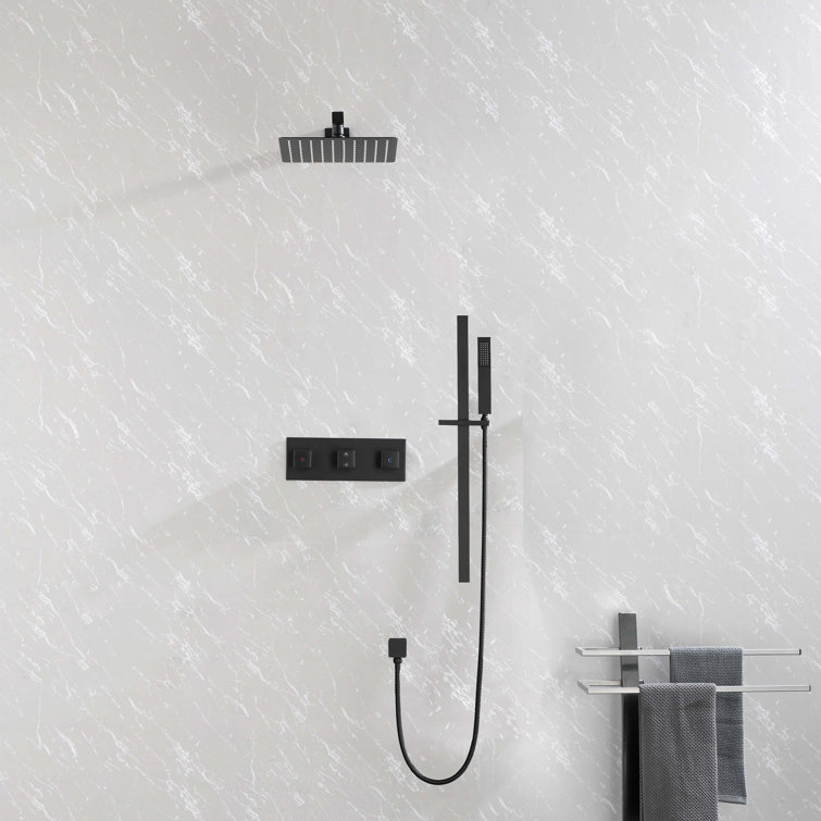Jeltyprey Shower System with Roughin Valve Wayfair